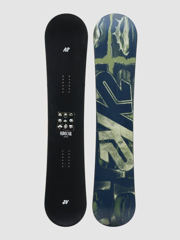K2 Sidecar Black 2027 Kids Snowboard design