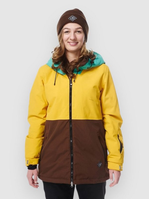 Light Lima Jacke mint / mustard / dark brown