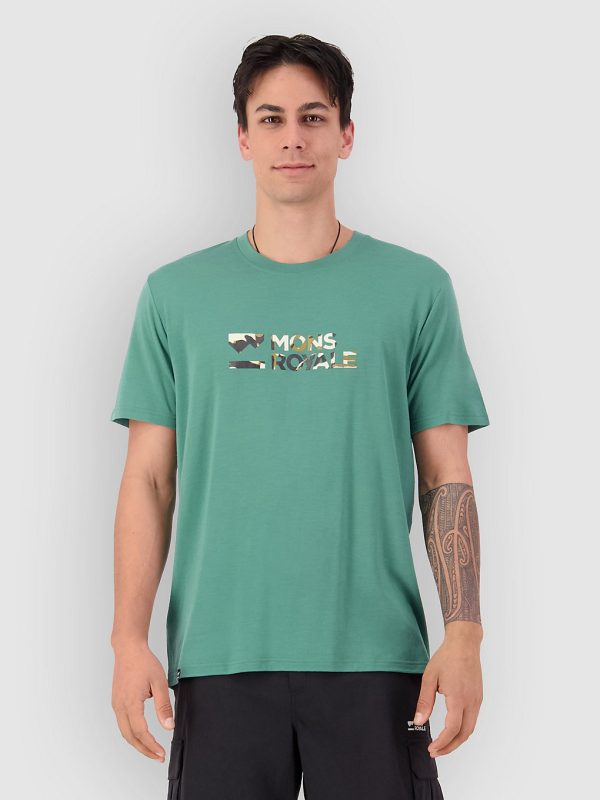 Mons Royale Icon Merino Funktionsshirt deep jade