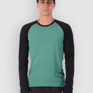 Mons Royale Temple Merino Long Sleeve Funktionsshirt deep jade / black