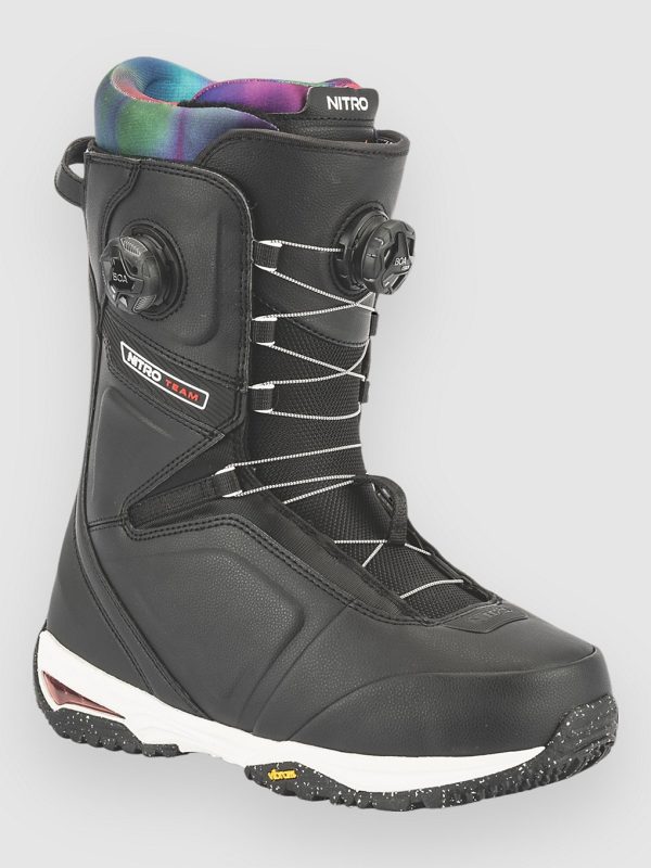 Nitro Team BOA 2026 Snowboard Boots black / tie dye