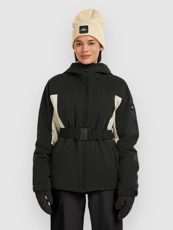 O'Neill Fwc'Cruz Hybrid Belted Jacke black out colour block