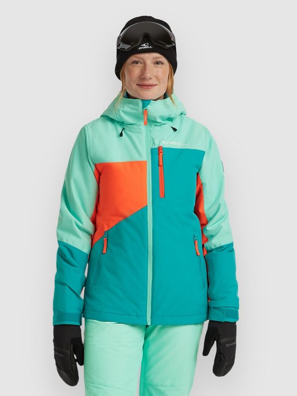 O'Neill Fwc'Cruz Triple Jacke retro mint colour block