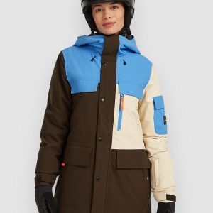 O'Neill Fwc'Peak Pro Jacke blue poppy colour block