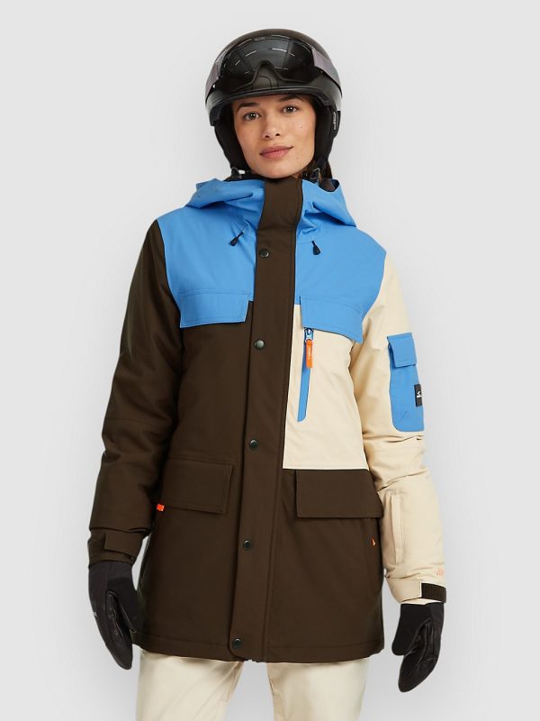 O'Neill Fwc'Peak Pro Jacke blue poppy colour block
