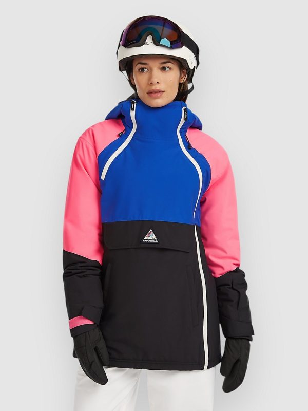 O'Neill Fwc'Play Asymmetric Jacke active blue colour block