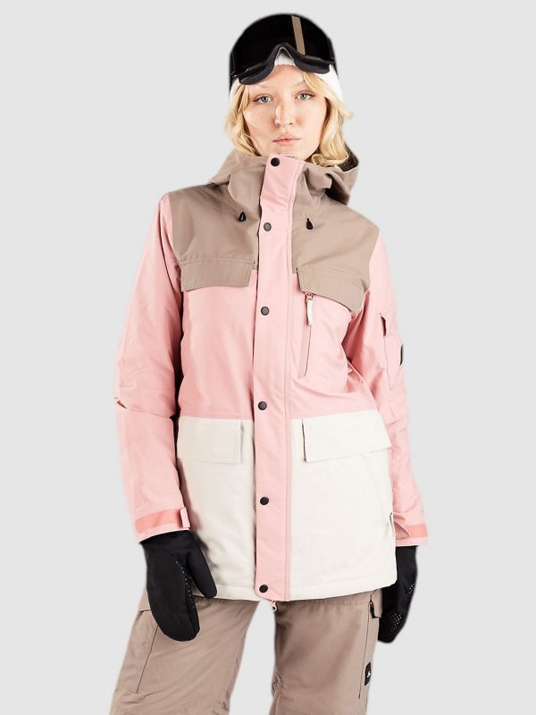 O'Neill Utility Pro Hybrid Jacke genuine pink colour block