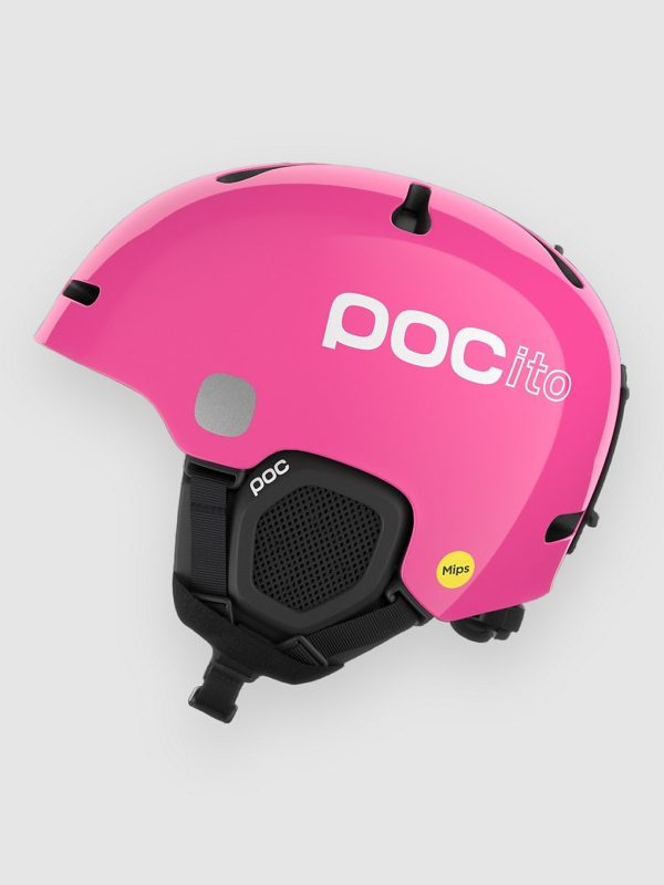 POC Pocito Fornix MIPS Kids Helm fluorescent pink