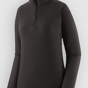 Patagonia Cap LW Zip Neck Funktionsshirt black