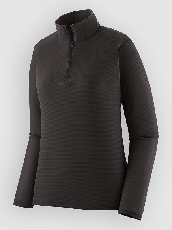 Patagonia Cap LW Zip Neck Funktionsshirt black