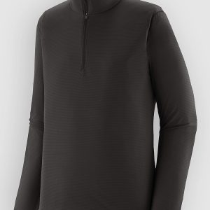Patagonia Cap LW Zip Neck Funktionsshirt black
