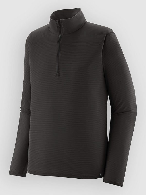 Patagonia Cap LW Zip Neck Funktionsshirt black