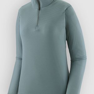 Patagonia Cap LW Zip Neck Funktionsshirt blue sage