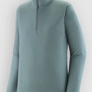Patagonia Cap LW Zip Neck Funktionsshirt blue sage