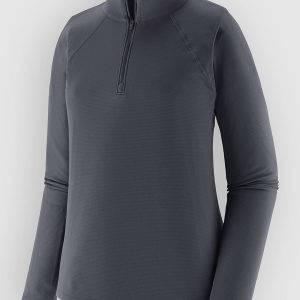 Patagonia Cap Mw Zip Neck Funktionsshirt smolder blue