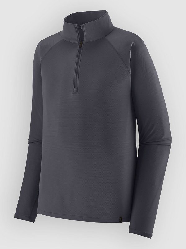 Patagonia Cap Mw Zip Neck Funktionsshirt smolder blue