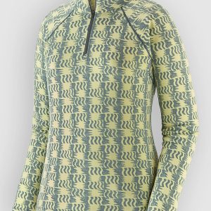 Patagonia Cap Mw Zip Neck Funktionsshirt sun quilt / blue sage