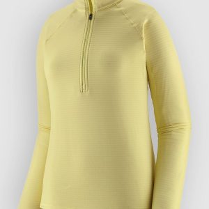 Patagonia Cap Tw Zip Neck Funktionsshirt vellum green