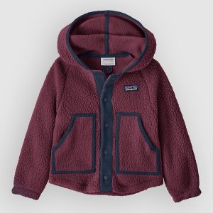 Patagonia Retro Pile Kids Jacke berry fig