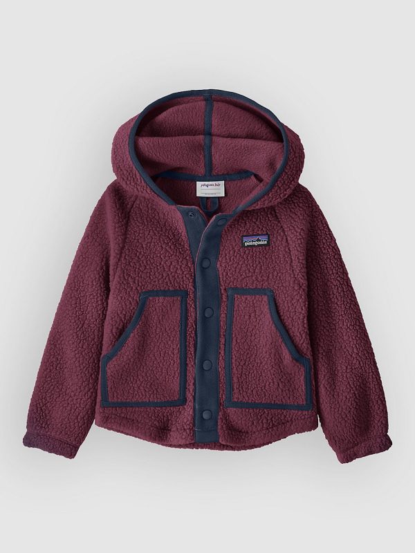 Patagonia Retro Pile Kids Jacke berry fig
