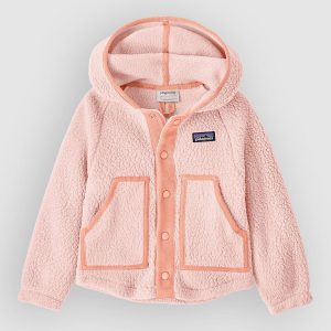 Patagonia Retro Pile Kids Jacke pink frost