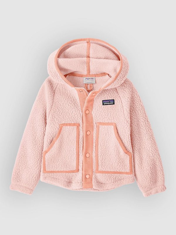 Patagonia Retro Pile Kids Jacke pink frost
