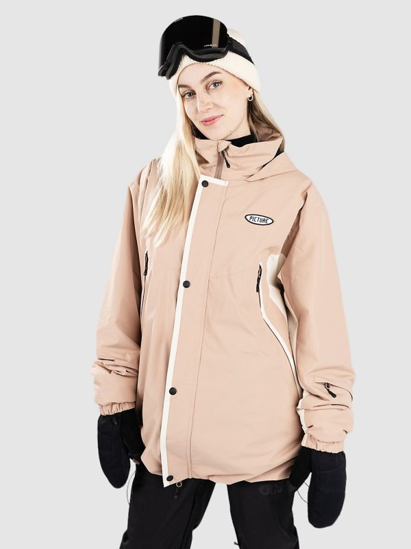 Picture Citrik Snow Jacke roebuck vanilla