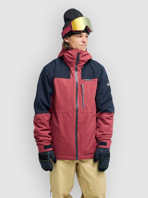 Quiksilver Forever Stretch 20K Ins Jacke oxblood red