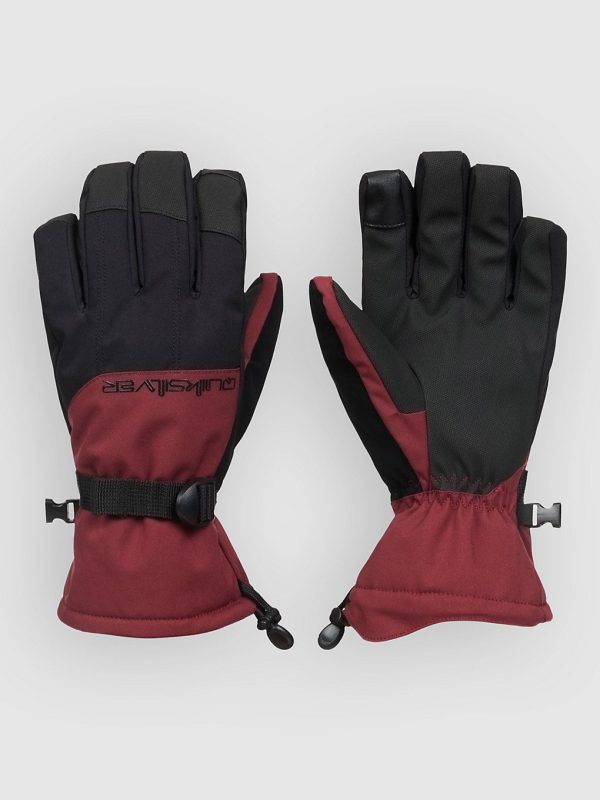 Quiksilver Mission Handschuhe oxblood red