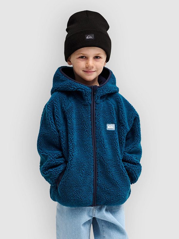 Quiksilver Slalom Polar Kids Fleecejacke blue coral