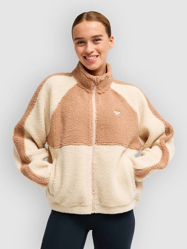 Roxy Boundless Spirit Fleecejacke biscotti