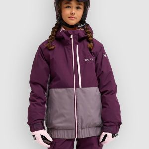 Roxy Crystal Clear Girl Kids Jacke blackberry wine