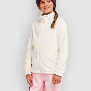 Roxy Igloo Girl Kids Fleecejacke whisper white
