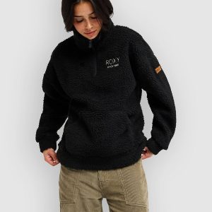 Roxy Live Out Loud Art Fleece Pullover anthracite