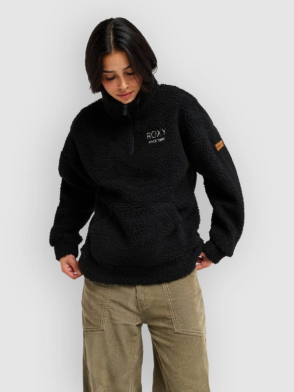 Roxy Live Out Loud Art Fleece Pullover anthracite