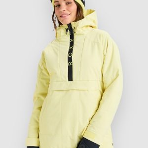 Roxy Radiant Lines Overhead Jacke yellow pear