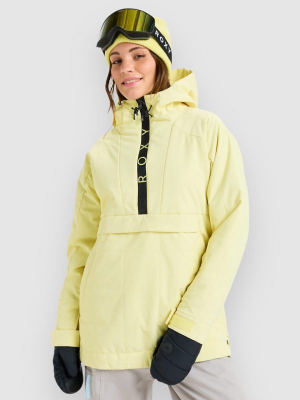 Roxy Radiant Lines Overhead Jacke yellow pear