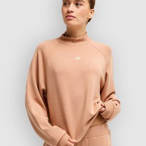 Roxy Rise & Vibe Sweet High Neck Funktionsshirt cafe au lait