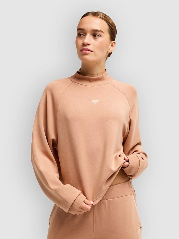 Roxy Rise & Vibe Sweet High Neck Funktionsshirt cafe au lait
