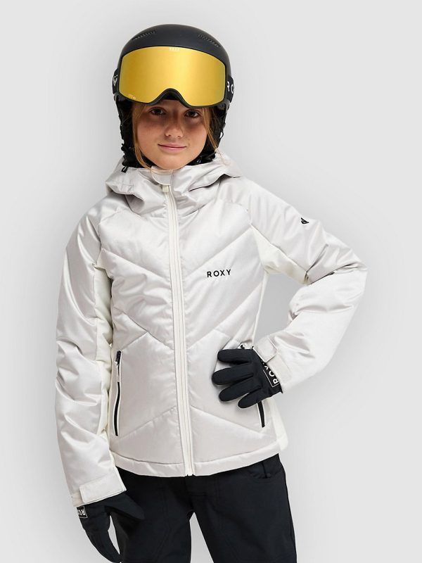 Roxy Snowdrift Girl Kids Jacke silver