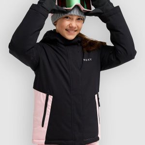 Roxy Snowflare Girl Kids Jacke true black