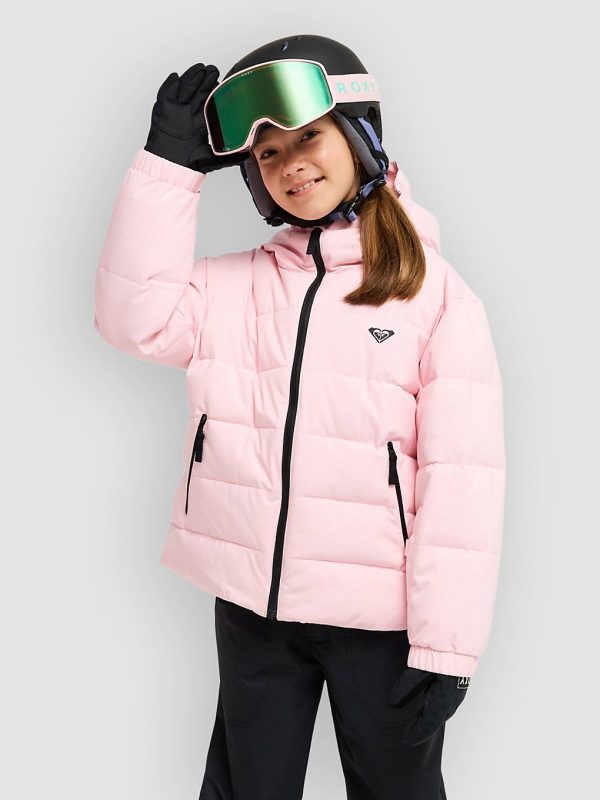 Roxy Snowyhill Puffy Kids Jacke rose shadow