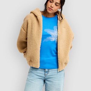 Roxy Take It Ok Fleecejacke pebble