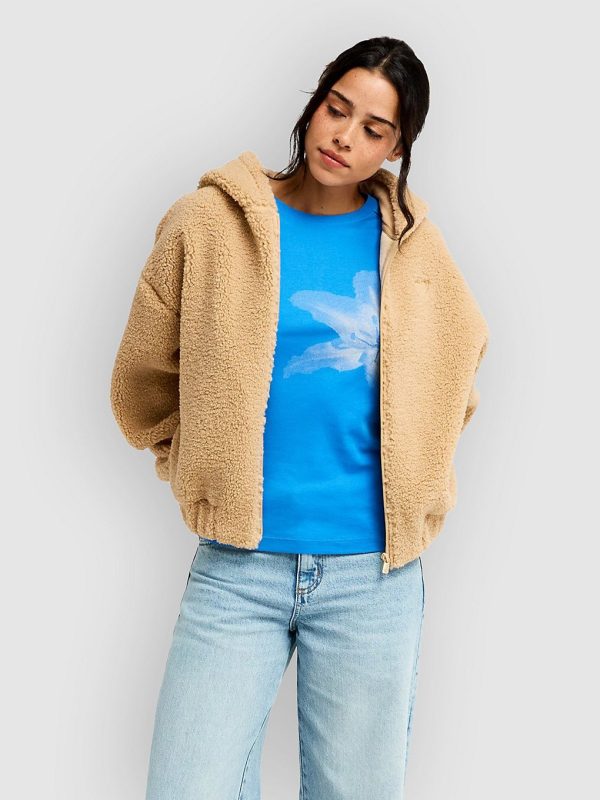 Roxy Take It Ok Fleecejacke pebble