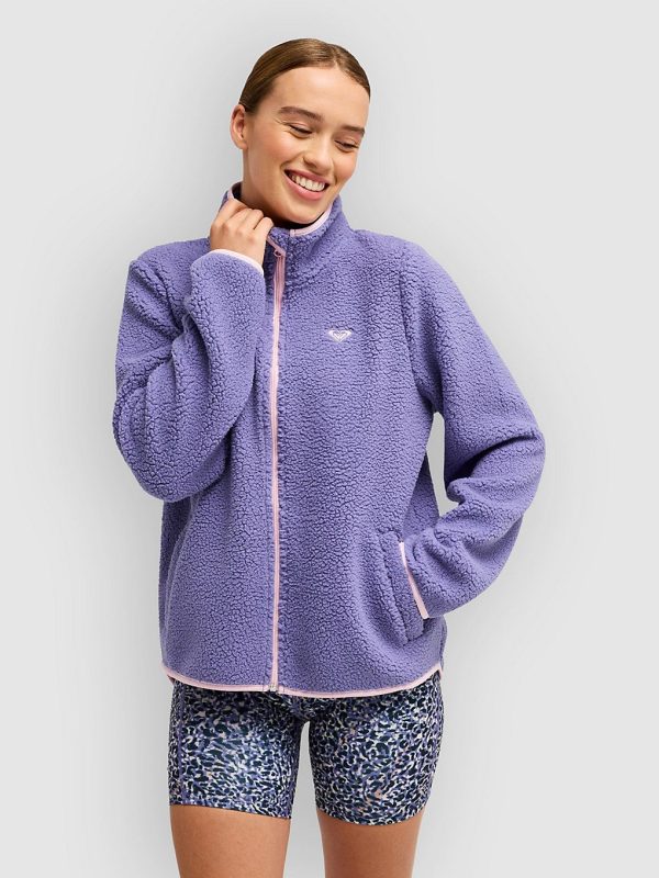 Roxy Waves Of Warmth Fleecejacke twilight purple