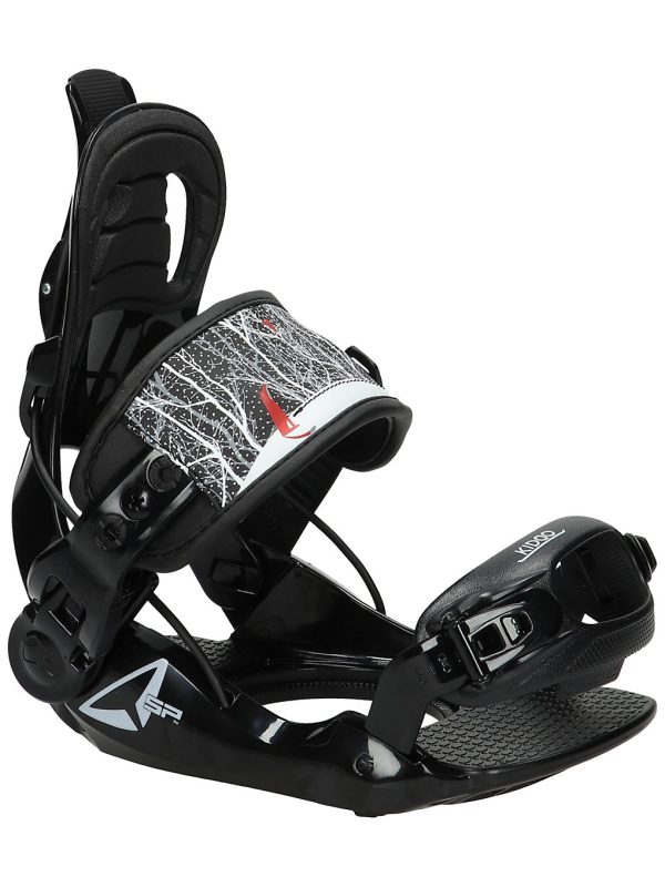 SP Bindings Fastec Kiddo XS Kids Snowboard-Bindung black