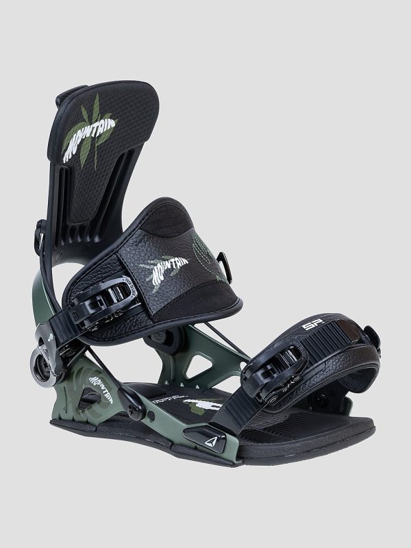 SP Bindings Mountain Multientry Snowboard-Bindung olive