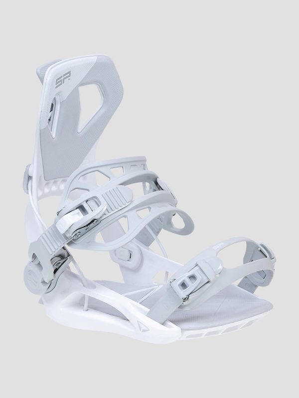 SP Bindings Private Snowboard-Bindung white / grey