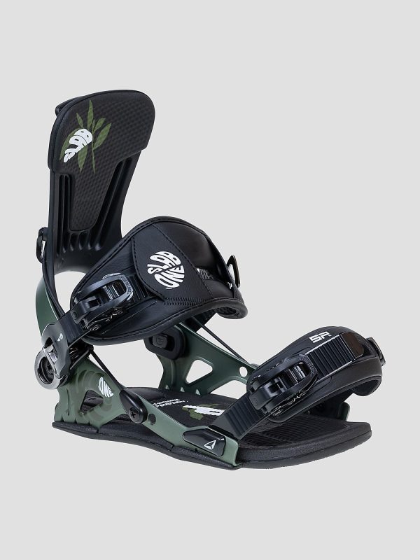 SP Bindings sLab Multientry Snowboard-Bindung olive