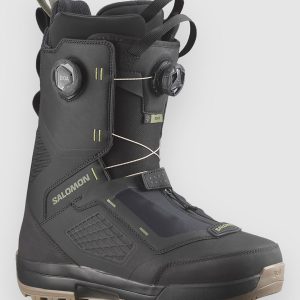Salomon Echo Dual BOA 2026 Snowboard Boots blk / blk / deep lichen green